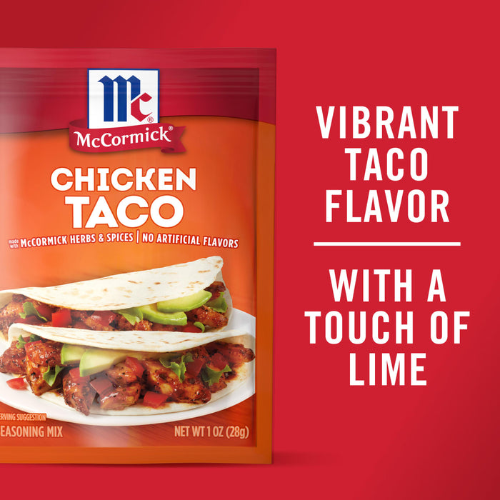 McCormick® Chicken Taco Seasoning Mix, 1 oz (6-Pack)