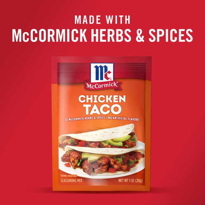 McCormick® Chicken Taco Seasoning Mix, 1 oz (6-Pack)