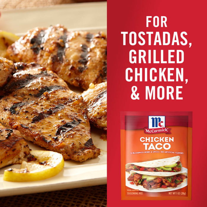 McCormick® Chicken Taco Seasoning Mix, 1 oz (6-Pack)