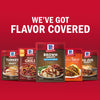 McCormick products are featured in this advertisement with the tagline We've Got Flavor Covered.