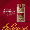 McCormick Basil is carefully sourced for exceptional taste.