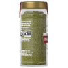 A jar of McCormick Dill Weed seasoning is shown highlighting its organic certification and use as a culinary ingredient.