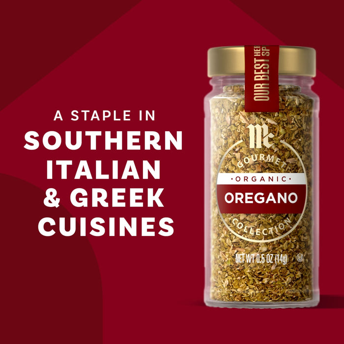 McCormick Oregano is a staple in Southern Italian and Greek cuisines.