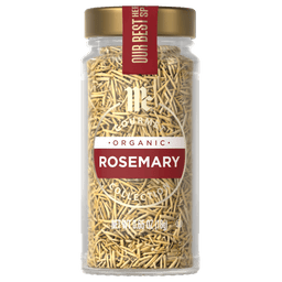 A jar of Simply Organic Rosemary.