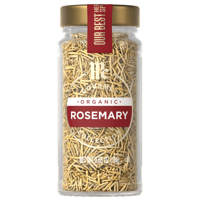 A jar of Simply Organic Rosemary.