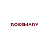 The word ROSEMARY is displayed in a dark red font.