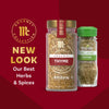 McCormick Gourmet Collection features a new look for their best herbs and spices, including thyme.