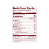 A nutrition facts label for Mccormick Gourmet Cajun Seasoning, detailing 0 calories, 0g total fat, 75mg sodium, and 0g total carbohydrates and protein.