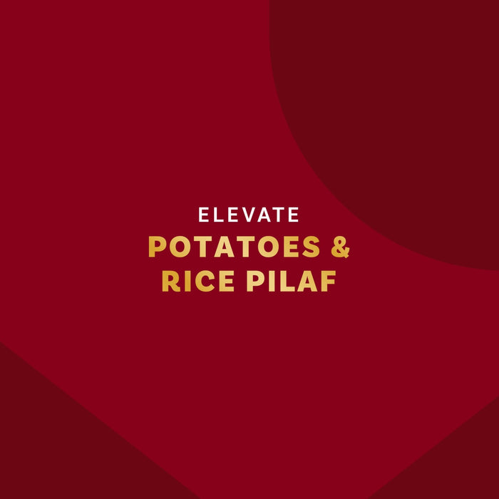 Elevate Potatoes &amp; Rice Pilaf product packaging.
