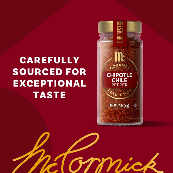 McCormick Chipotle Chili Pepper is carefully sourced for exceptional taste.