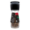 A McCormick Italian Seasoning Grinder with a black lid and a glass jar filled with herbs and spices.