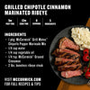 Grilled Chipotle Cinnamon Marinated Ribeye recipe featuring McCormick Grill Mates Chipotle Pepper Marinade Mix.