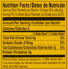 Nutrition facts label for a product with 0g of fat, 210mg of sodium, less than 1g of carbohydrates, and 0g of protein.