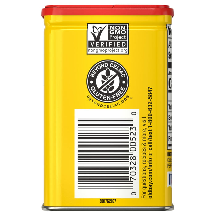 McCormick brand nutrition facts label for their Celery Salt seasoning.