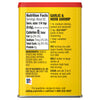 McCormick Garlic &amp; Herb Shrimp seasoning container with nutrition facts and recipe instructions.