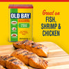Old Bay Seasoning is great on fish, shrimp, and chicken, as shown with grilled salmon.
