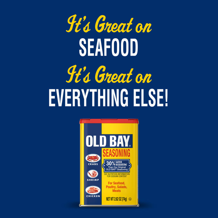 Old Bay Seasoning is great on seafood and everything else.