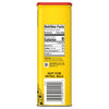 The back of a yellow package of Old Bay Seasoning Tin D Oz Preakness Original displays the nutrition facts, ingredients list, and McCormick manufacturer information.