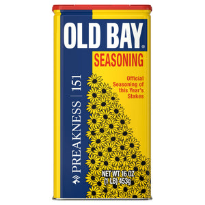 A special edition Old Bay Seasoning Tin D Oz Preakness Original celebrates the 151st Preakness Stakes with a design featuring black-eyed susans.