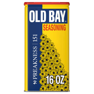 A special edition Old Bay Seasoning Tin D Oz Preakness Original celebrates the 151st Preakness Stakes with a design featuring black-eyed susans.