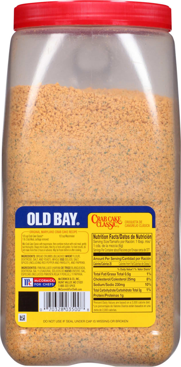 OLD BAY Crab Cake Classic Seasoning Mix, 5.0 lb