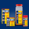 Four different sizes of Old Bay Seasoning.