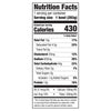 A nutrition facts label for Zatarains Frozen Dirty Rice Entree Beef And Pork 10 Oz showing 430 calories and 13 grams of protein per serving.