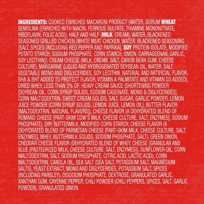 Zatarain's® Blackened Chicken Alfredo Frozen Dinner, 10.5 oz