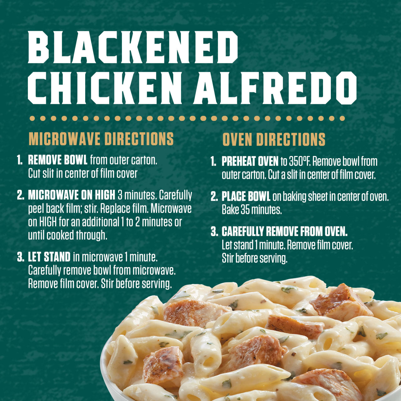 Zatarain's® Blackened Chicken Alfredo Frozen Dinner | McCormick