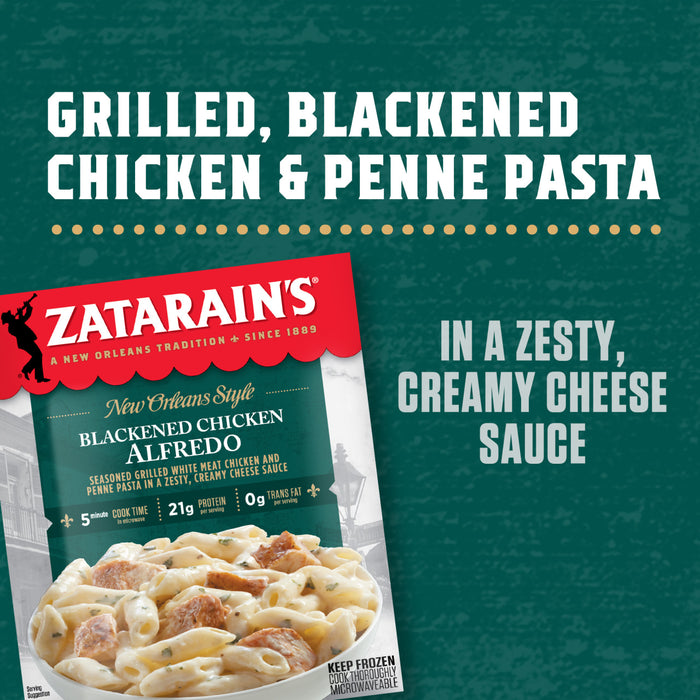 Zatarain's® Blackened Chicken Alfredo Frozen Dinner, 10.5 oz