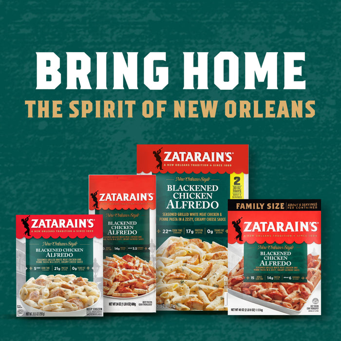 Zatarain's® Blackened Chicken Alfredo Frozen Dinner, 10.5 oz