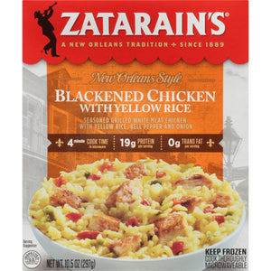 Zatarain's® Frozen Blackened Chicken With Yellow Rice, 10.5 oz