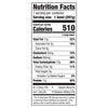 A nutrition facts label for a Zatarains Frozen Chicken And Vegetable And Rice Entree Blackened Chicken 10.5 Oz provides detailed dietary information including 510 calories and 17 grams of protein per serving.