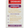 Zatarain's Jambalaya Spicy box with instructions for preparing the dish.
