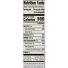 Nutrition facts label for a 1/4 cup serving of a food mix.