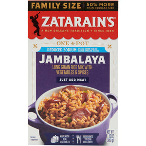 Zatarain's® Reduced Sodium Jambalaya Rice Dinner Mix, 12 oz