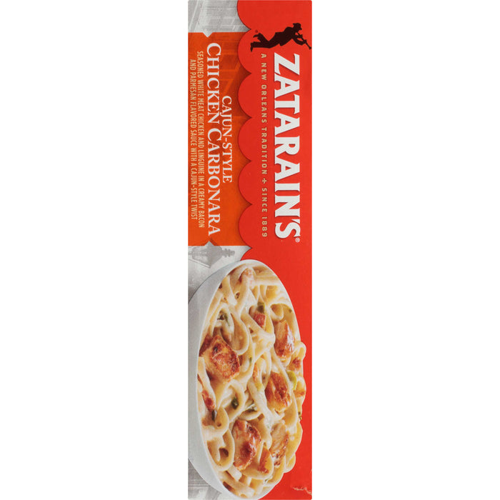 Zatarain's Cajun-Style Chicken Carbonara is a creamy pasta dish with a Cajun twist.