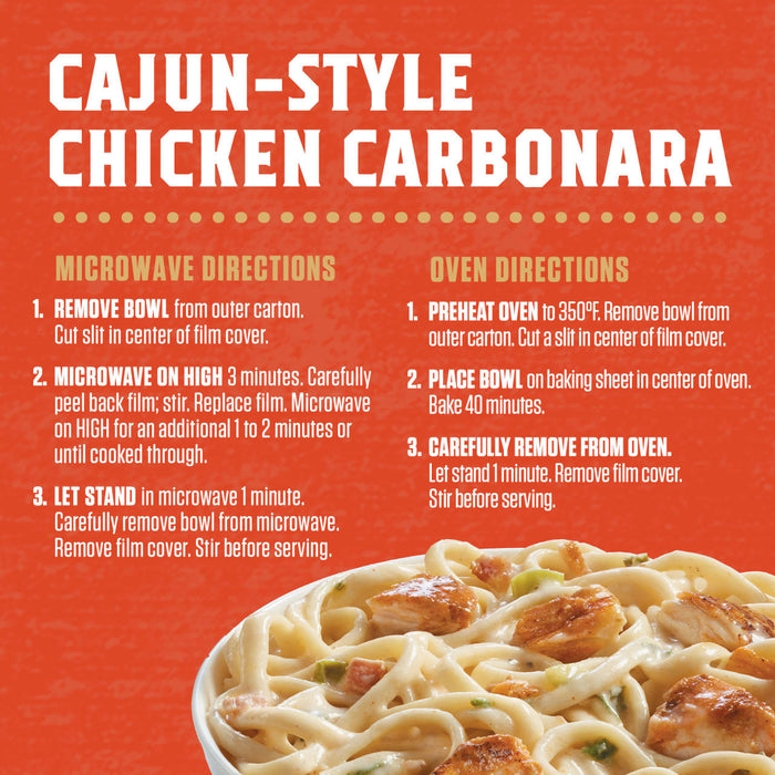 Zatarain's® Frozen Cajun-Style Chicken Carbonara, 10.5 oz