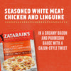 A box of Zatarain's Cajun-Style Chicken Carbonara with a picture of the dish on the front.