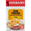 A box of Zatarain's Air Fryer Seasoned Coating Mix for Fish.