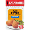 Zatarain's Air Fryer Seasoned Coating Mix for Chicken, a box with a picture of fried chicken and green beans.