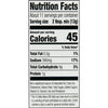 Nutrition facts label for a 2 tbsp serving of a product.