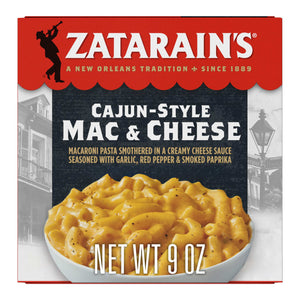 Box of Zatarain's Cajun-Style Mac &amp; Cheese.