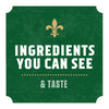 This graphic for Zatarain'S Garlic Parmesan Long Grain White Rice, 6.9 Oz highlights the quality of its contents with the text Ingredients You Can See &amp; Taste.