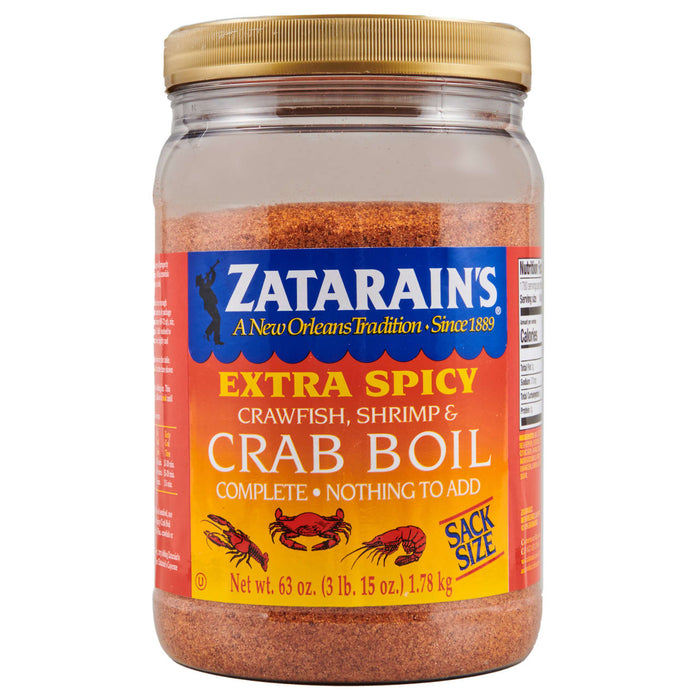 Zatarain's® Extra Spicy Crawfish, Shrimp & Crab Boil, 63 oz