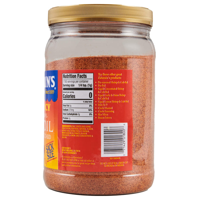 Zatarain's® Extra Spicy Crawfish, Shrimp & Crab Boil, 63 oz