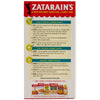 A box of Zatarain's Seasoned Fish Fri shows deep frying, pan frying, and baking directions, along with other Zatarain's products.