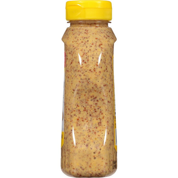 A bottle of French's Mustard.