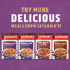 Four different Zatarains one-pot meals: Jambalaya Red Beans &amp; Rice Dirty Rice and Jambalaya (reduced sodium).