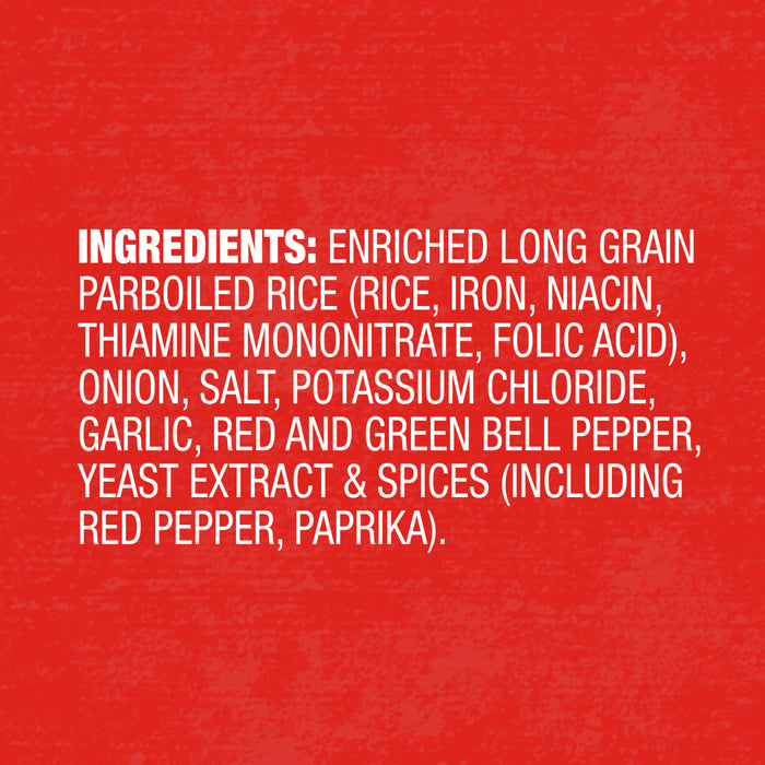 A list of ingredients for enriched long grain parboiled rice.
